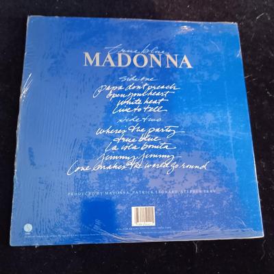 MADONNA "TRUE BLUE" VINYL RECORD