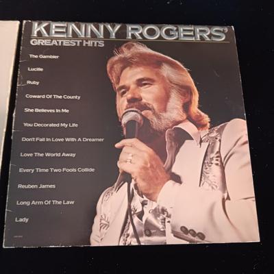 2 KENNY ROGERS VINYL RECORDS