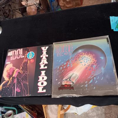 BILLY IDOL AND JOURNEY VINYL RECORDS