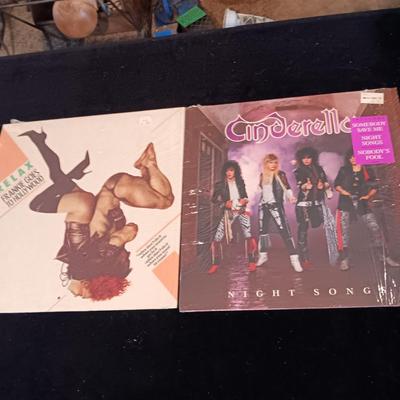 "FRANKIE GOES TO HOLLYWOOD" & CINDERELLA VINYL RECORDS
