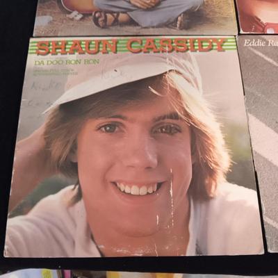 GORDON LIGHTFOOT, SHAUN CASSIDY AND EDDIE RABBIT VINYL RECORDS