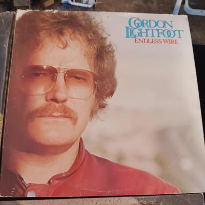 GORDON LIGHTFOOT, SHAUN CASSIDY AND EDDIE RABBIT VINYL RECORDS