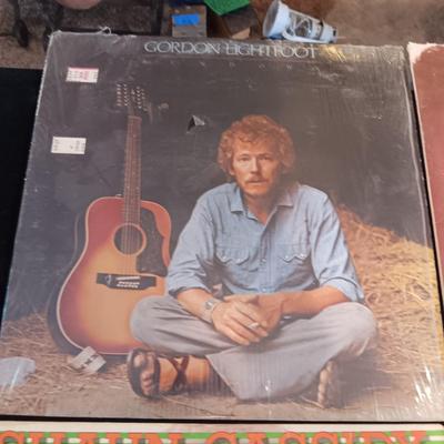 GORDON LIGHTFOOT, SHAUN CASSIDY AND EDDIE RABBIT VINYL RECORDS