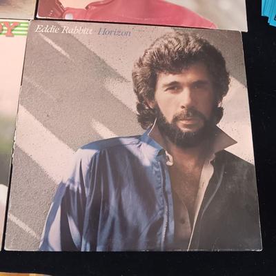 GORDON LIGHTFOOT, SHAUN CASSIDY AND EDDIE RABBIT VINYL RECORDS