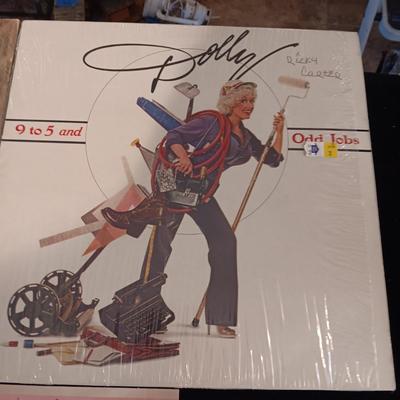 DOLLY PARTON AND NEIL YOUNG VINYL RECORDS