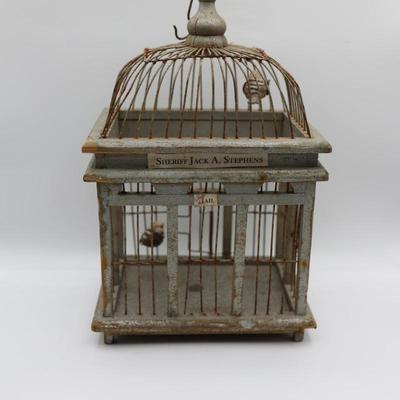 Decorated Bird Cage (See Details)