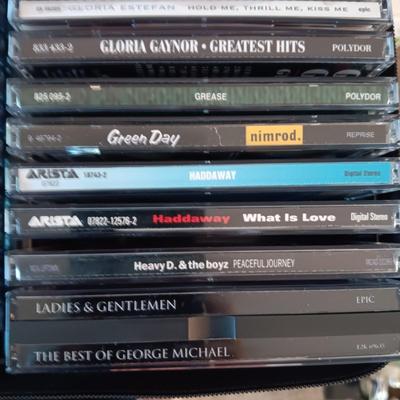 MUSIC ON CD's IN A CARRY CASE (1)