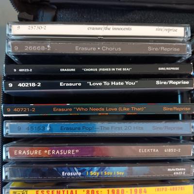MUSIC ON CD's IN A CARRY CASE (1)