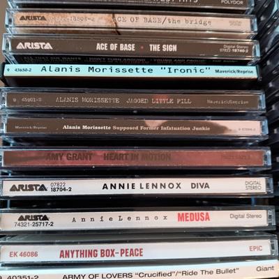 MUSIC ON CD's IN A CARRY CASE (2)
