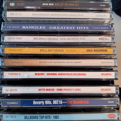 MUSIC ON CD's IN A CARRY CASE (2)