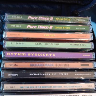 MUSIC ON CD's IN A CARRY CASE (3)