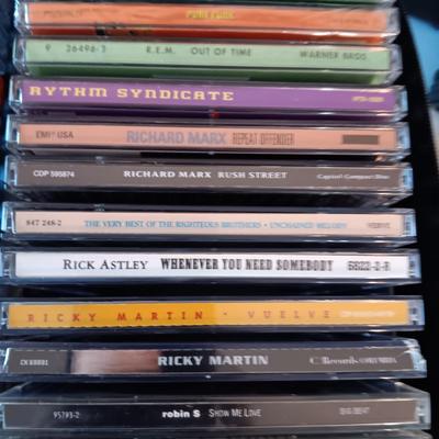 MUSIC ON CD's IN A CARRY CASE (3)