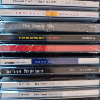 MUSIC ON CD's IN 2 CARRY CASES (1)