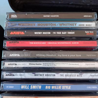 MUSIC ON CD's IN 2 CARRY CASES (1)