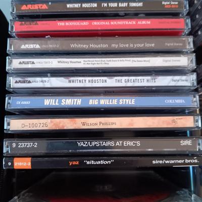 MUSIC ON CD's IN 2 CARRY CASES (1)
