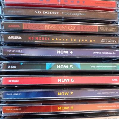 MUSIC ON CD's IN 2 CARRY CASES (2)