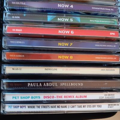 MUSIC ON CD's IN 2 CARRY CASES (2)