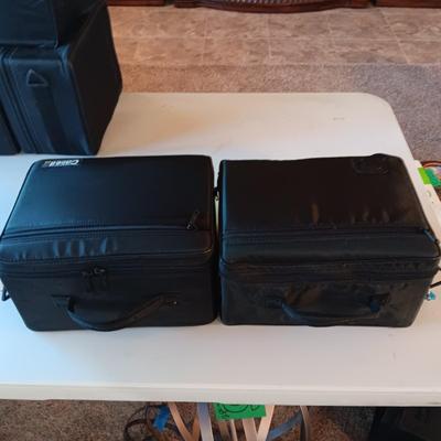 MUSIC ON CD's IN 2 CARRY CASES (1)