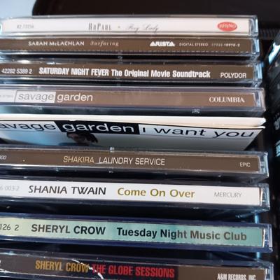MUSIC ON CD's IN 2 CARRY CASES (4)
