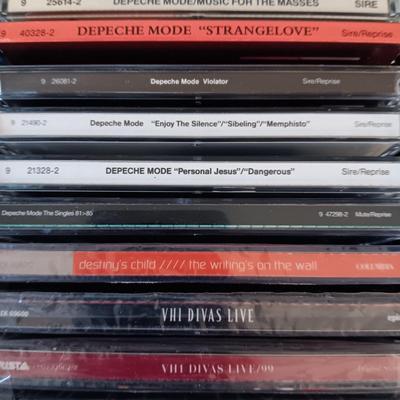 MUSIC ON CD's IN 2 CARRY CASES (4)