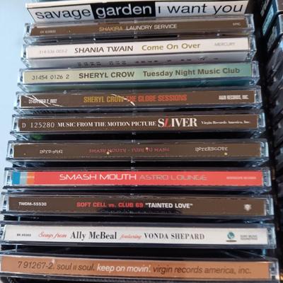 MUSIC ON CD's IN 2 CARRY CASES (4)