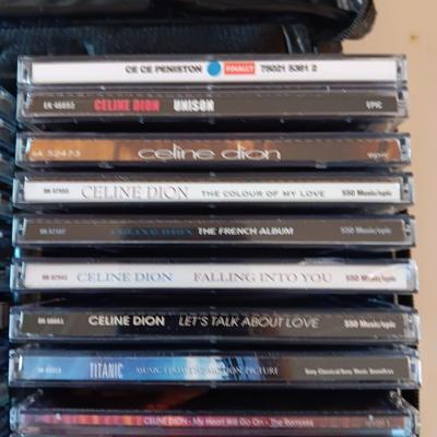 MUSIC ON CD's IN A CARRY CASE PLUS JOHN DENVER 4 DISC SET