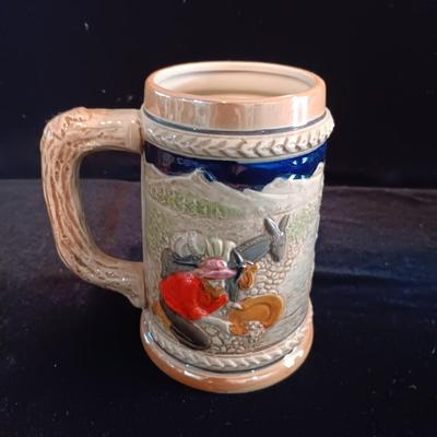 4 BEER STEINS