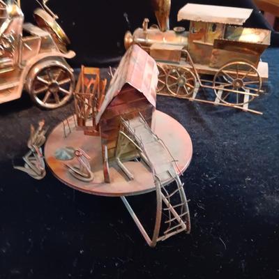 3 TIN MUSIC BOXES