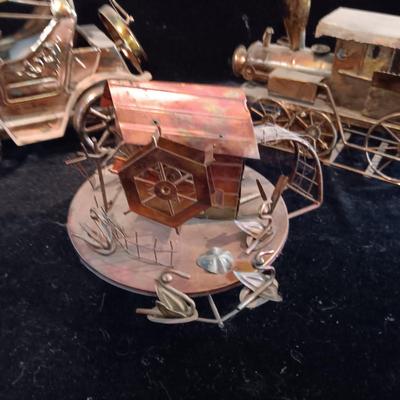 3 TIN MUSIC BOXES
