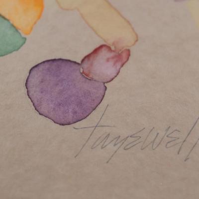 Signed Original Crab Watercolor by Tayewell