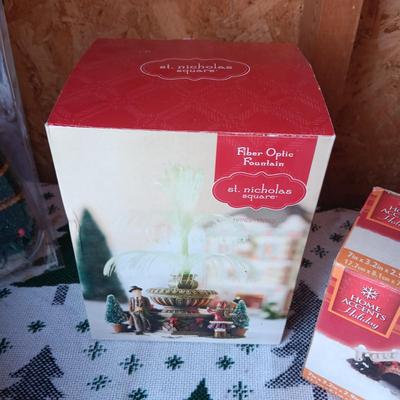 CHRISTMAS VILLAGE EXTRAS AND ACCESSORIES