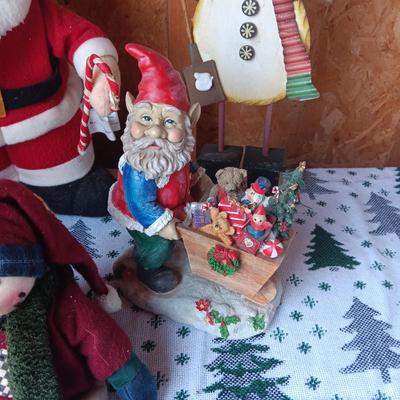 CHRISTMAS GNOMES AND OTHER DECORATIONS