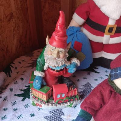 CHRISTMAS GNOMES AND OTHER DECORATIONS