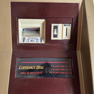 ROWE COIN OPERATED COMPACT DISC JUKEBOX, IT WORKS!