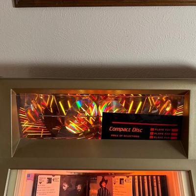 ROWE COIN OPERATED COMPACT DISC JUKEBOX, IT WORKS!