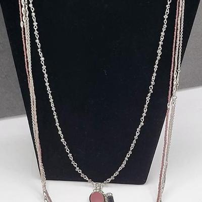 NWT White House Black Market Multi-Strand & Tassel Necklace $60 Retail