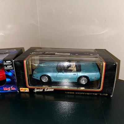 TWO '96 CORVETTE DIE-CAST MODELS