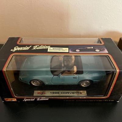 TWO '96 CORVETTE DIE-CAST MODELS