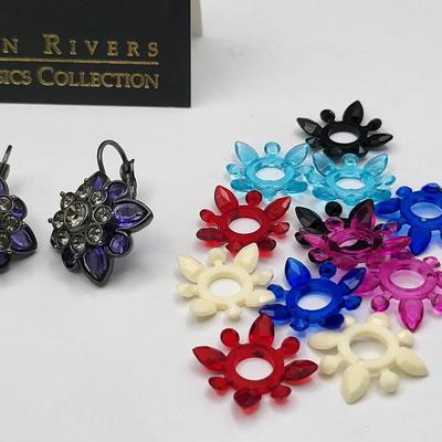 Joan Rivers Classic Collection Interchangeable Earrings
