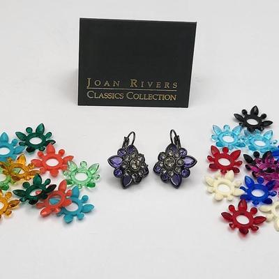 Joan Rivers Classic Collection Interchangeable Earrings