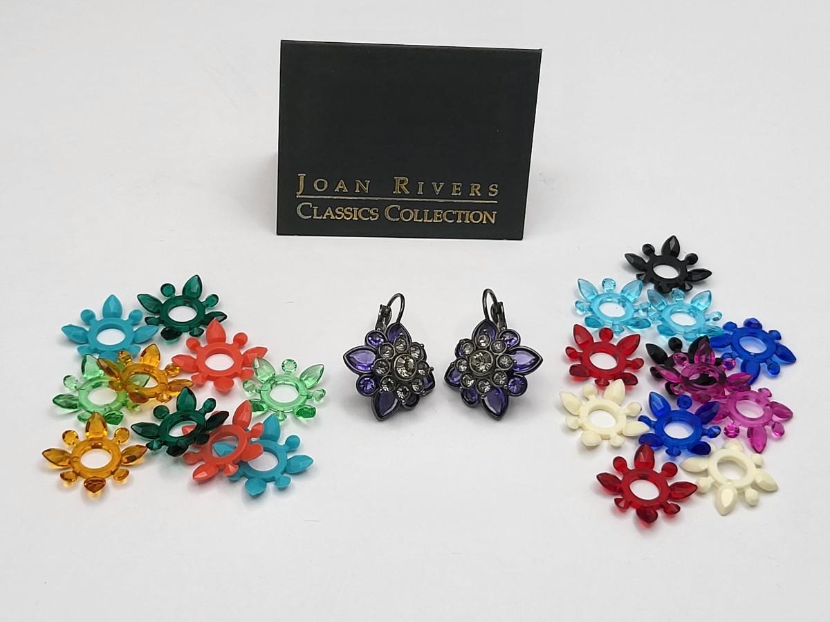 Joan Rivers Classic Collection Interchangeable Earrings EstateSales