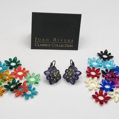 Joan Rivers Classic Collection Interchangeable Earrings