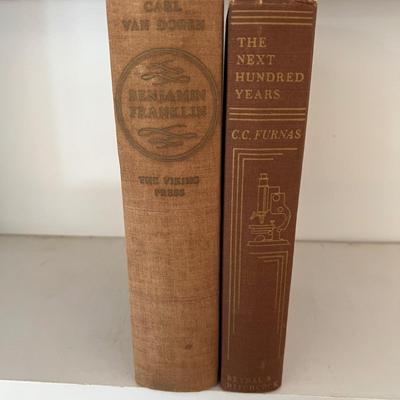 Large Assortment of Beige and Brown Books (LR-RG)