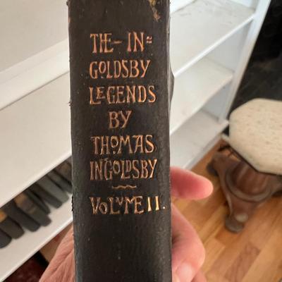 Assortment of Books 1800’s-1900’s W/Dark Covers (LR-RG)