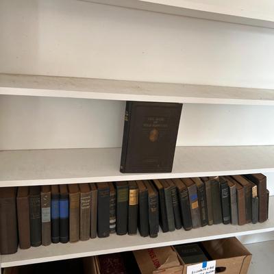 Assortment of Books 1800’s-1900’s W/Dark Covers (LR-RG)