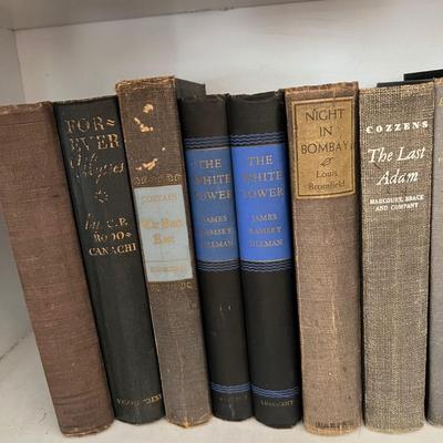 Assortment of Books 1800’s-1900’s W/Dark Covers (LR-RG)