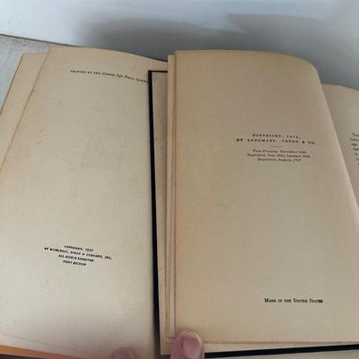 Assortment of Books 1800’s-1900’s W/Dark Covers (LR-RG)