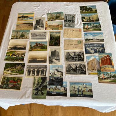Large Vintage Postcard Collection (LR-RG)