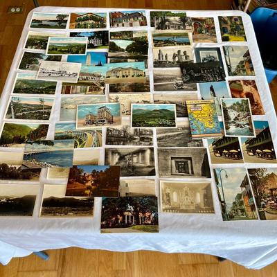 Large Vintage Postcard Collection (LR-RG)