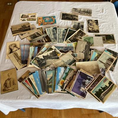 Large Vintage Postcard Collection (LR-RG)